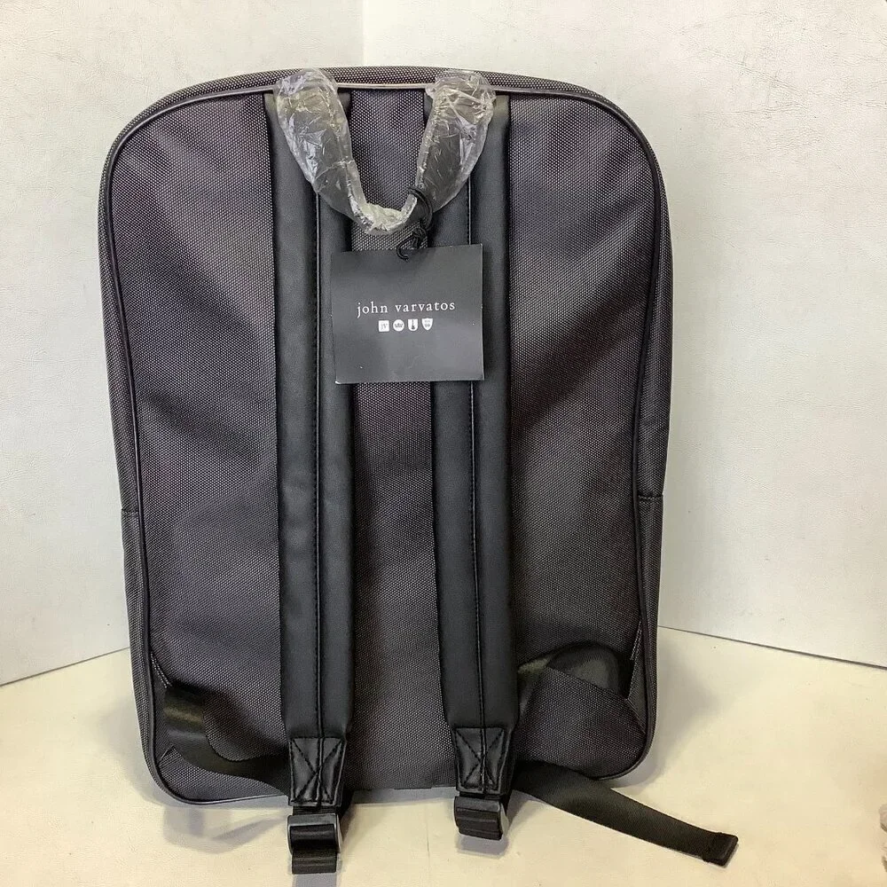 John Varvatos Backpack Black/Gray w/Tags 18